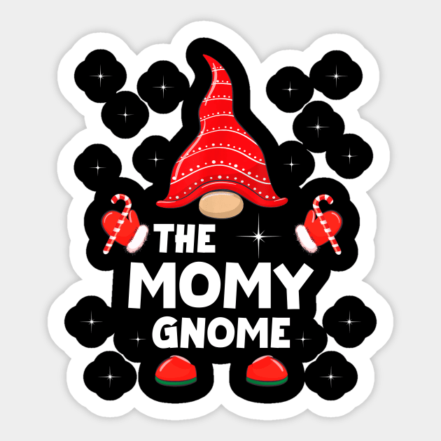 The Momy Gnome Matching Family Christmas Pajama Sticker by Foatui